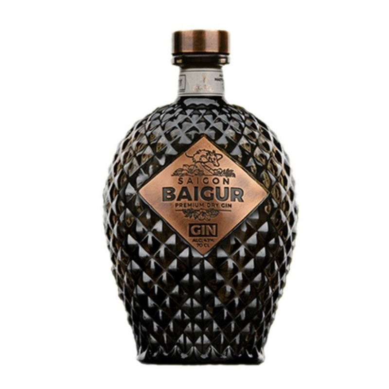 Baigur Saigon Gin Vietnam 70 cl 43° - Un gin d'exception