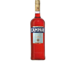 Campari Bitter Italie 100 cl 25° - Apéritif de Qualité