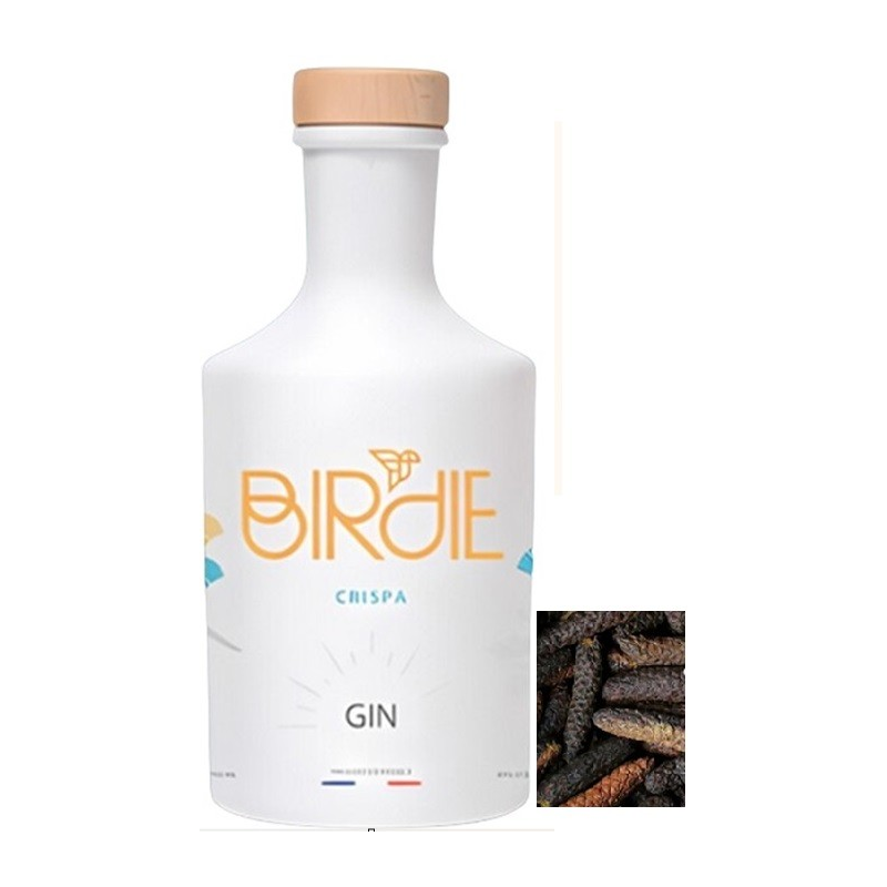 Birdie Crispa Gin France 70cl 44° - Un gin raffiné et aromatique