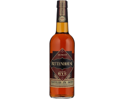 Rittenhouse 100 Proof Straight Rye Bourbon - 70cl 50°