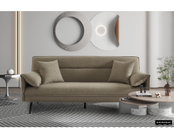 Canapé-lit 'Sivas' Tissu Ote Family 4 Beige - Confort et Élégance