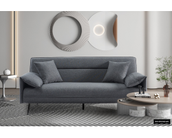 Canapé-lit Sivas Tissu Ote Family 22 Gris - Confort et Élégance