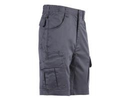 Bermuda de travail multipoches Jacquot gris - Nine Worths