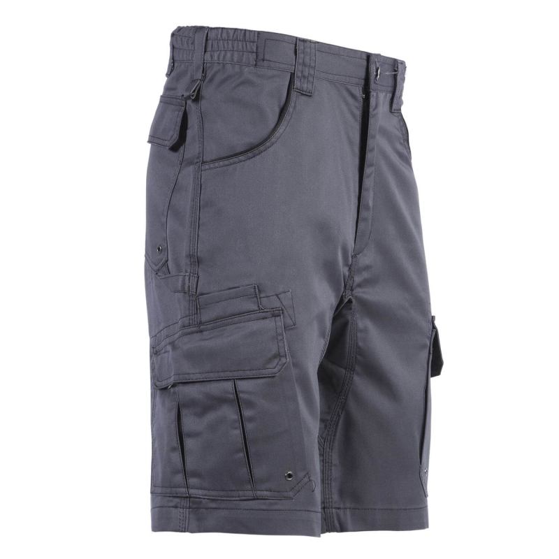 Bermuda de travail multipoches Jacquot gris - Nine Worths