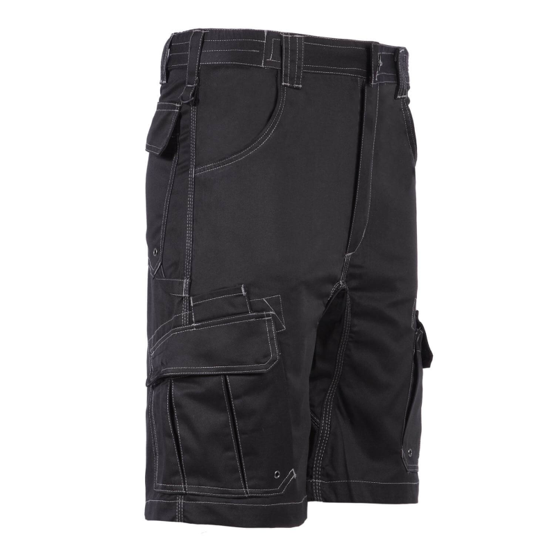 Bermuda de travail multipoches Jacquot noir Nine Worths