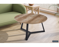 Table basse Paso 1 - Élégance en décor chêne vieilli