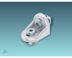 Équerre R28X28X38 10-10 B Silver SET - Design élégant et montage facile