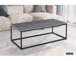 Table basse Dallas en décor pierre gris - Elegance moderne