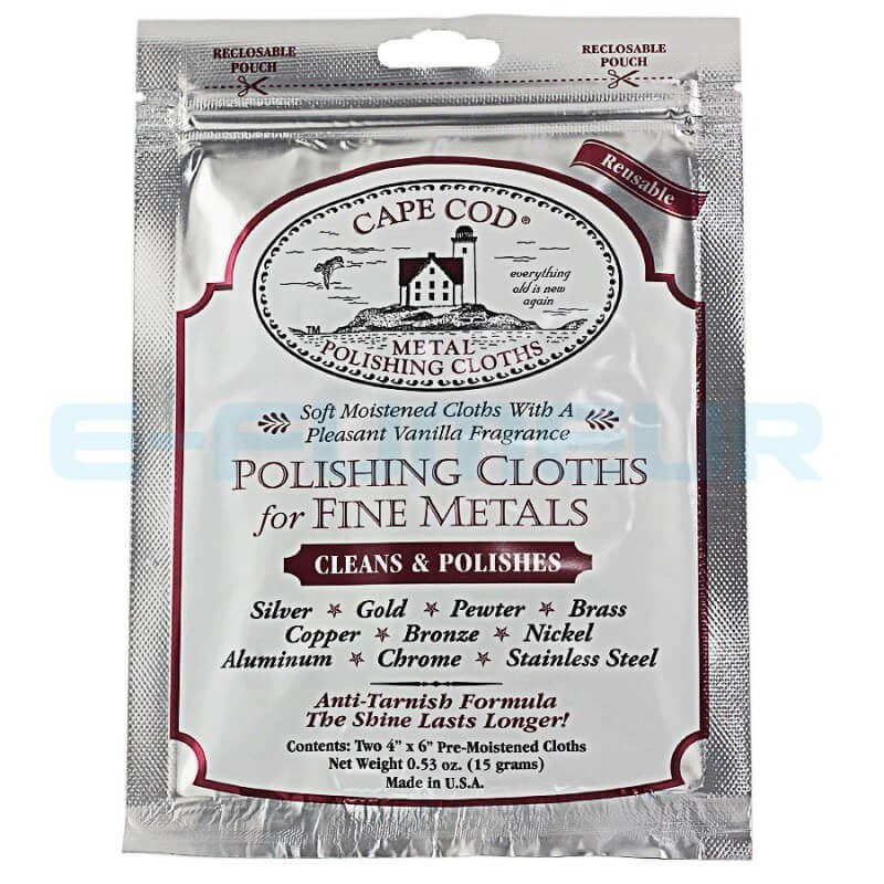 Cape Cod Polish - Lingette de polissage pour métaux