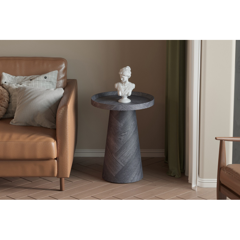 Table basse 'Manus' 45 cm - Décor Gris Foncé | Meubles Modernes