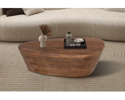 Table basse 'Evan' en bois de manguier massif - Élégance et robustesse