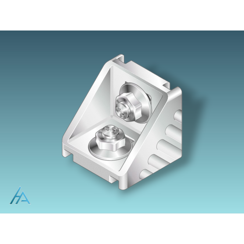 Équerre 45x45 B complète - Montage rapide et précis