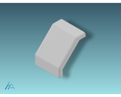 Cache équerre 45x45 B gris clair RAL 7004 - Protection et Esthétisme