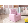 Mini-Fauteuil relax 'Renée' relevable manuellement PU Rose - Confort & Elegance