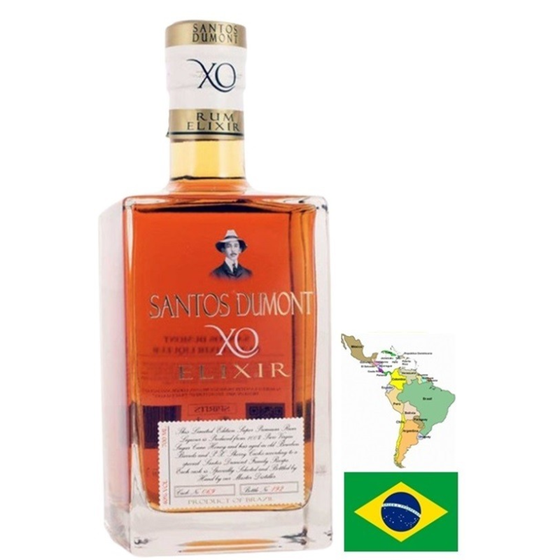 Santos Dumont XO Elixir Rhum Spirit Brésil 70 cl 40° - Une expérience haut de gamme