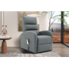 Fauteuil releveur électrique Bruges - Tissu gris foncé
