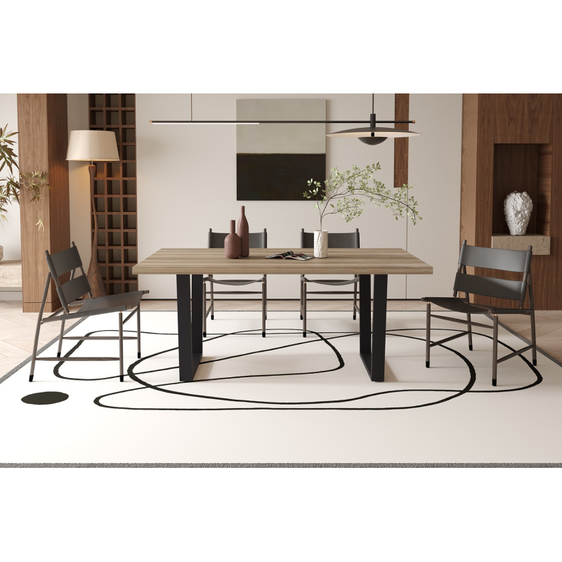 Table 'Armin' 180 cm Décor Mangue - Meubles de Qualité