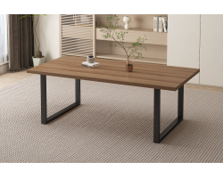 Table Alexander 200 cm en décor chêne vieilli - Meubles