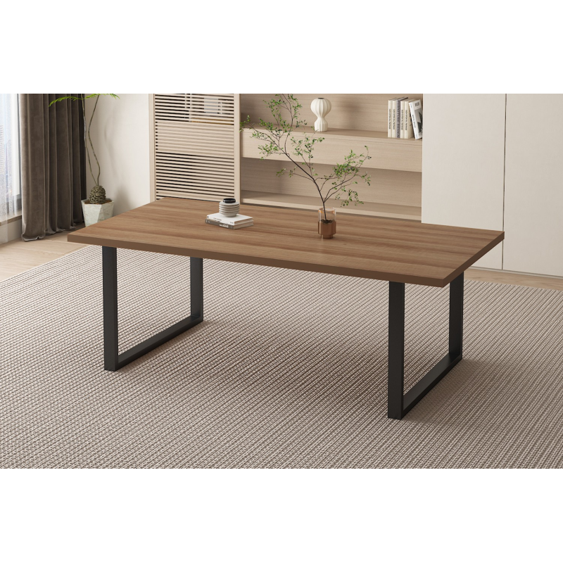 Table Alexander 200 cm en décor chêne vieilli - Meubles