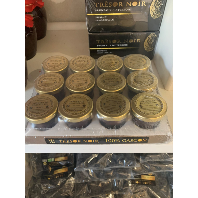 Plateau mini verrines pruneaux à l'armagnac - Savourez l'élégance