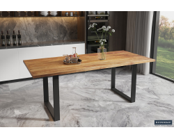 Table 'Nicola' 200 cm en Bois de Manguier | Mobilier Haut de Gamme