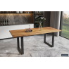 Table 'Nicola' 200 cm en Bois de Manguier | Mobilier Haut de Gamme