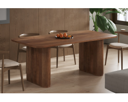 Table 'Jean' 200 cm ovale en bois de manguier - Meubles haut de gamme