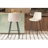Chaise de comptoir Juta Velours Beige - Élégance et Confort