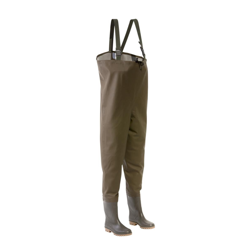 Cuissardes PVC souple imperméable Chest Wader Baudou - Sécurité et Confort
