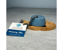 Shampoing Bleu artisanal pour cheveux blonds et blancs - Soin premium