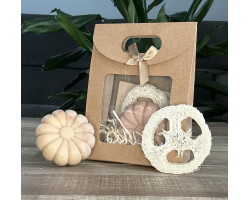 Coffret Découverte 1 Savon 1 Éponge - Cosmétique Naturelle
