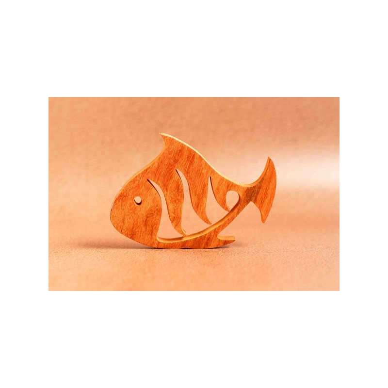 Porte-savon en bois poisson - Élégance et fonctionnalité