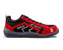 Basket de sécurité Sparco Urban Evo S1P rouge - Performance et confort