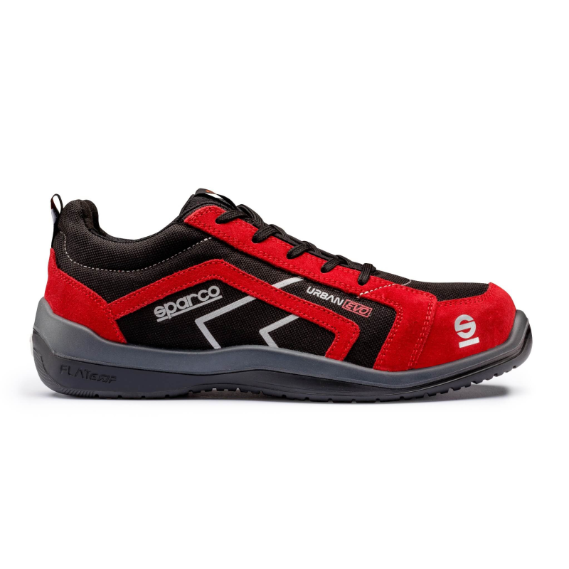 Basket de sécurité Sparco Urban Evo S1P rouge - Performance et confort