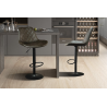 Tabouret de bar Madrid PU Ote Topper 05 Brun foncé | Meubles