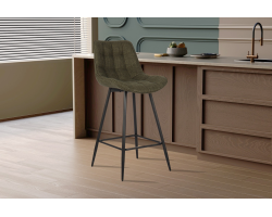 Chaise de comptoir 'Ariba' Tissu Ote Montego 350 Vert | Meubles