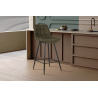 Chaise de comptoir 'Ariba' Tissu Ote Montego 350 Vert | Meubles