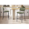 Chaise de comptoir Antura - Tissu Ote Lisa 356 Vert | Meubles