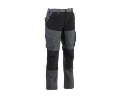 Pantalon de travail extensible Hector gris Herock - Confort et Durabilité