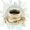 Accouplement rapide Geka femelle 3/4" en laiton pour jardinage