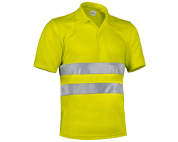 Polo de travail haute visibilité EN ISO 20471 Build | Sécurité et confort