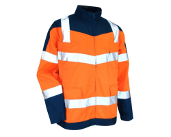 Blouson haute visibilité Urgence LMA bleu orange | Sécurité et confort