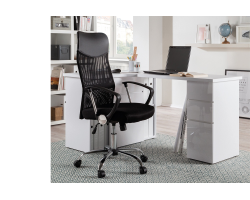 Chaise de bureau Max – Confort et design en mesh noir