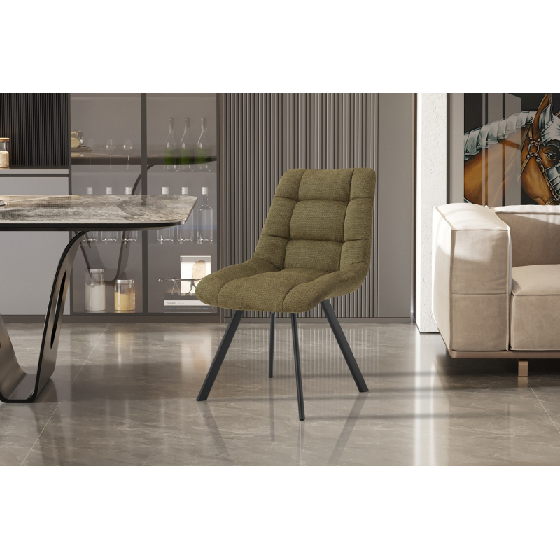 Chaise Lizzy Tissu Ote Share 353 Vert - Élégance et Confort