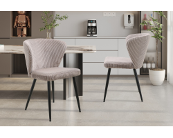 Chaise Tornado Corduroy Fabb Hyper 38 Sable - Meubles modernes