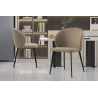 Chaise 'Toledo' Tissu Sable - Élégante et Confortable | Meubles