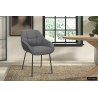 Chaise 'Sem' en tissu gris - Meubles modernes et élégants