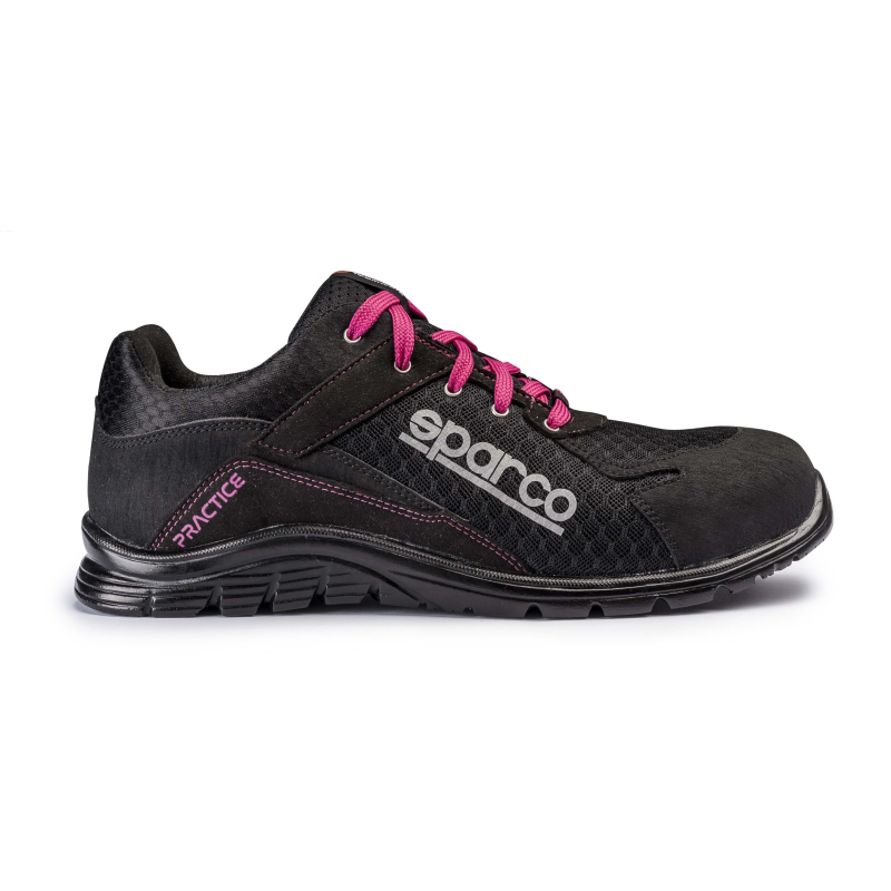 Baskets de sécurité femme S1P noir rose Sparco | Confort et performance