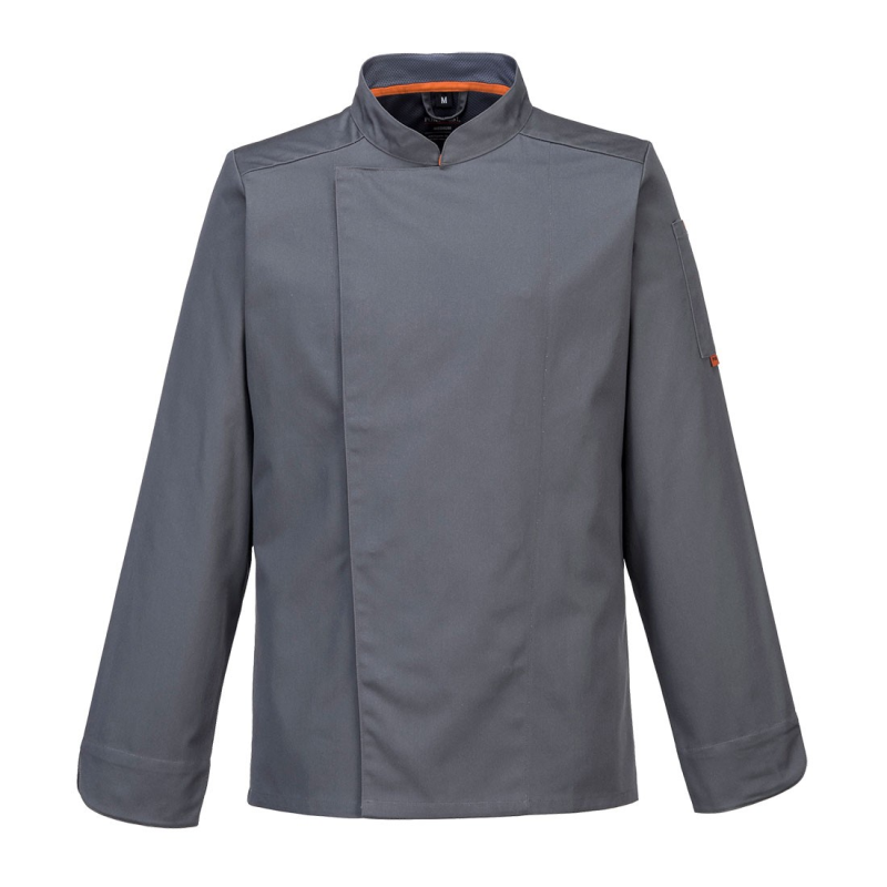 Veste de cuisinier manches longues Meshair Portwest - Élégance et confort