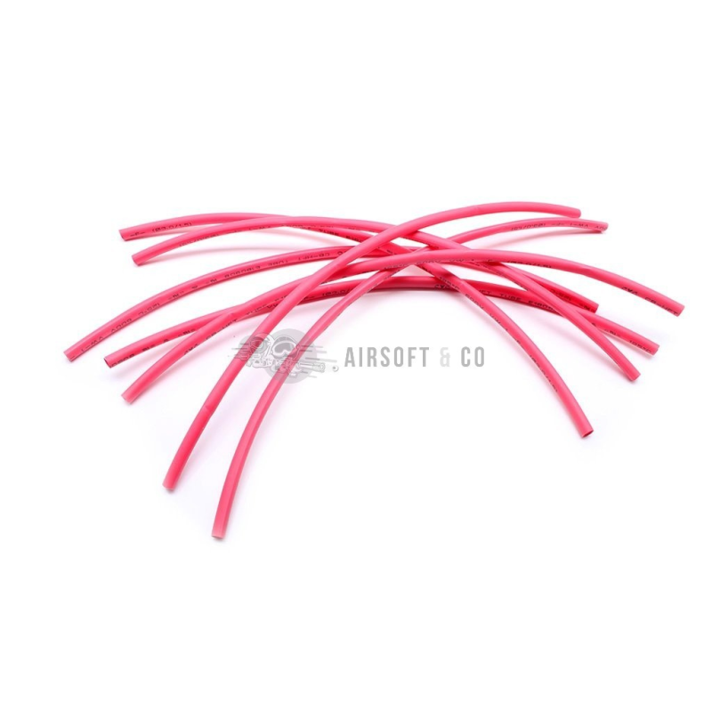 Gaine thermo-rétractable Ø 3.2 mm - rouge | Équipement Sportif